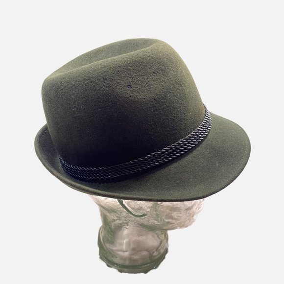 Vintage Forrest Green Fedora - Picture 5 of 8